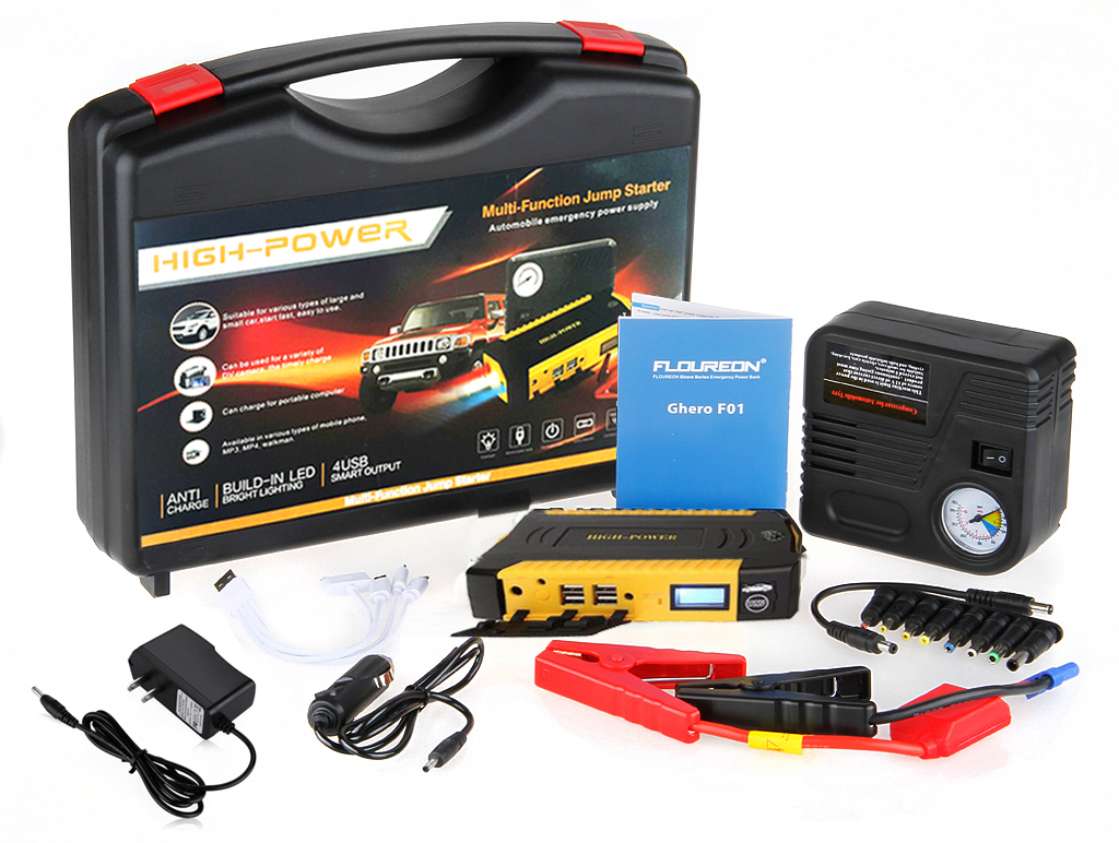 ขาย High Power MultiFunction Jump Starter 89800mAh (พาวเวอร์แบงค์ จั๊ม